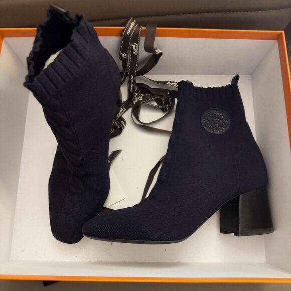 Hermès Volver 60 Mid-Calf Sock Boots - Picture 8 of 12